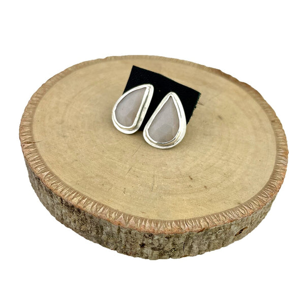 Moonstone Earrings Stone Earrings Vikse Designs 