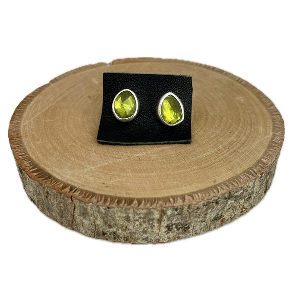 Peridot Earrings Stone Earrings Vikse Designs 