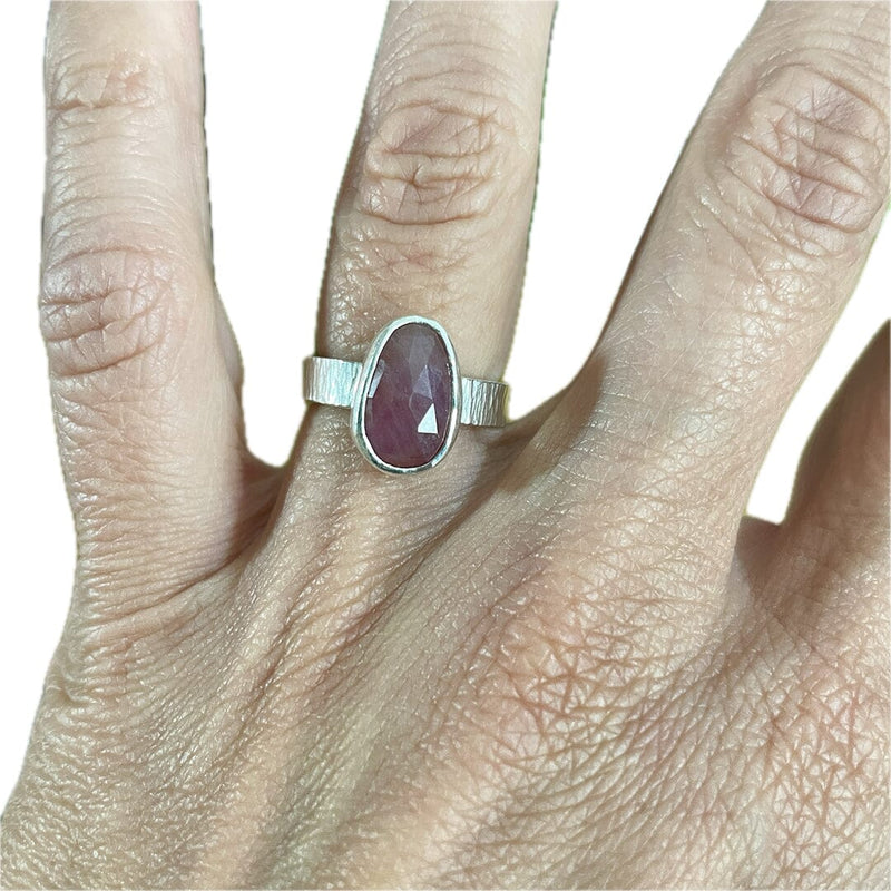 Pink Sapphire Ring - Size 5.25 Stone Rings Vikse Designs 