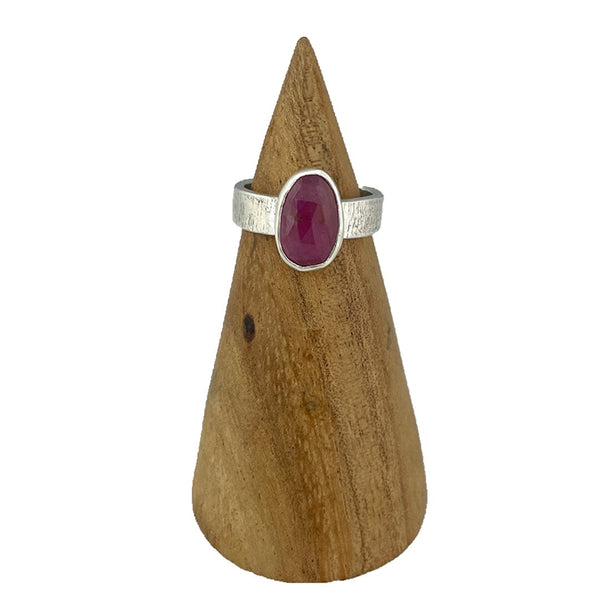Pink Sapphire Ring - Size 7 Stone Rings Vikse Designs 