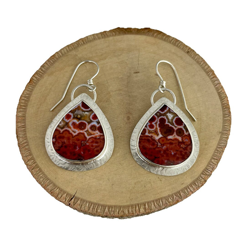 River Jasper Earrings Stone Earrings Vikse Designs 