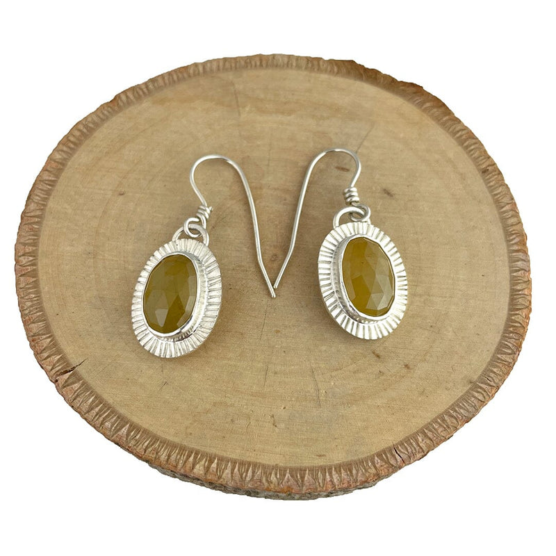 Sapphire Earrings Stone Earrings Vikse Designs 