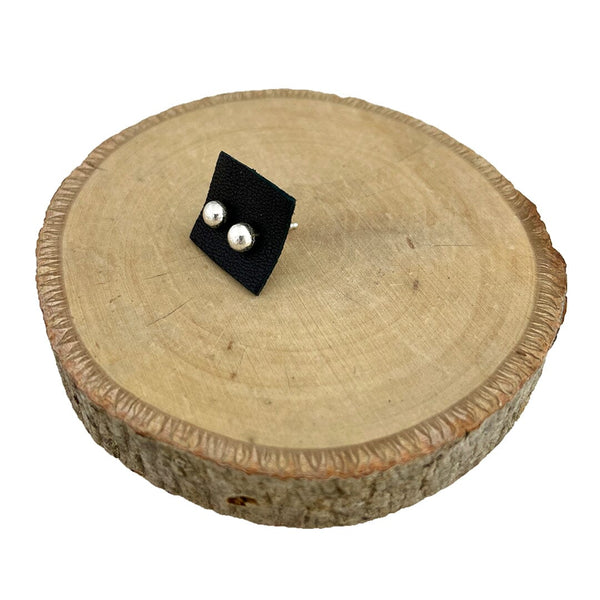 Silver Ball Earrings Silver Earrings Vikse Designs 