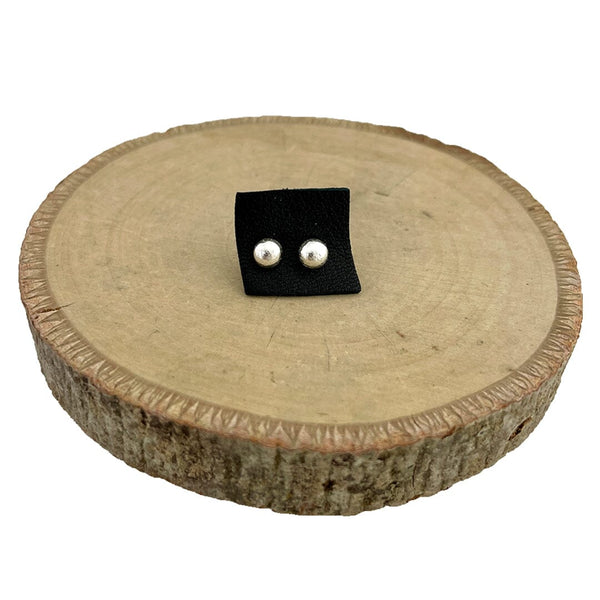 Silver Ball Earrings Silver Earrings Vikse Designs 