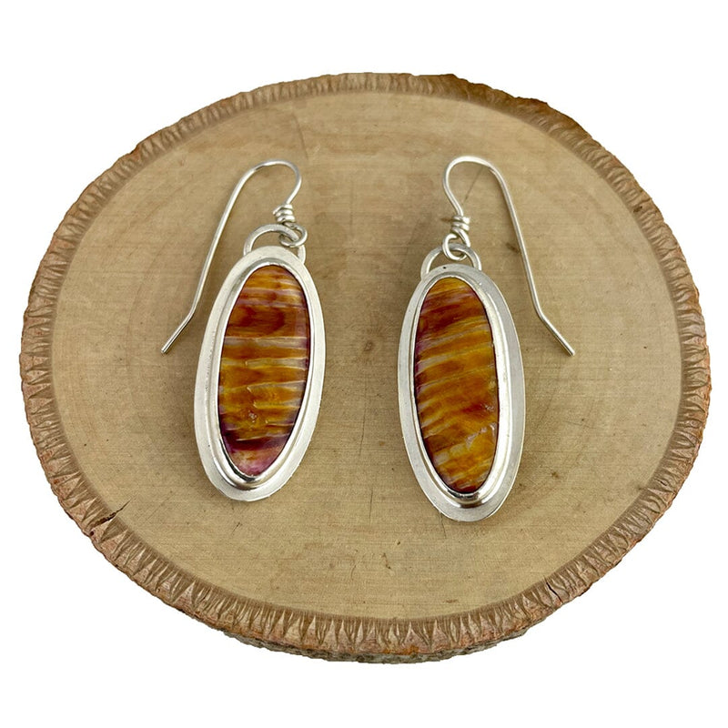 Spiny Oyster Shell Earrings Stone Earrings Vikse Designs 