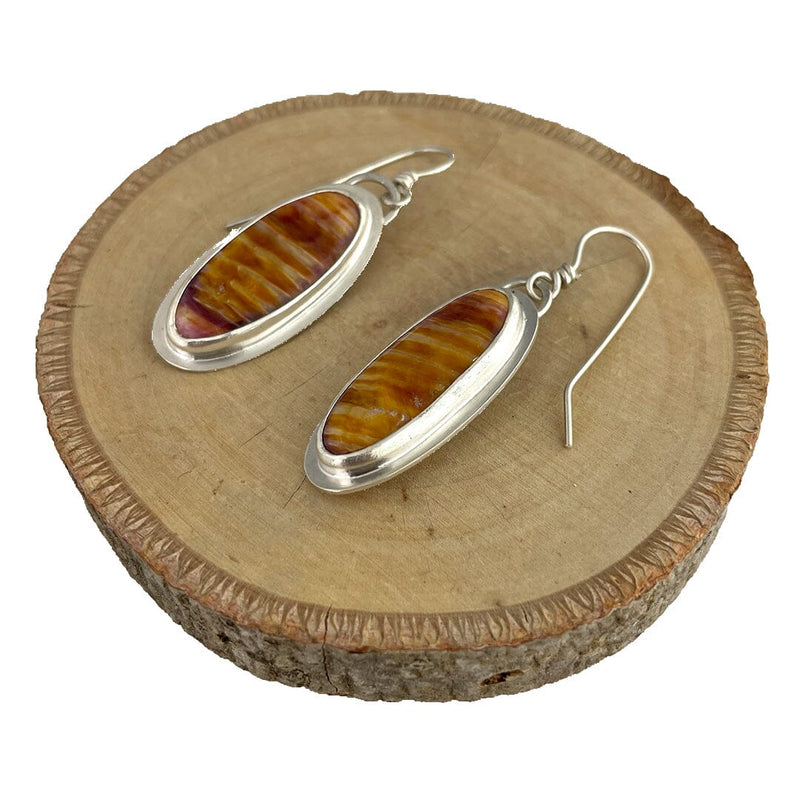 Spiny Oyster Shell Earrings Stone Earrings Vikse Designs 