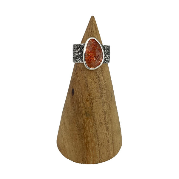 Sunstone Ring - Size 6 Stone Rings Vikse Designs 