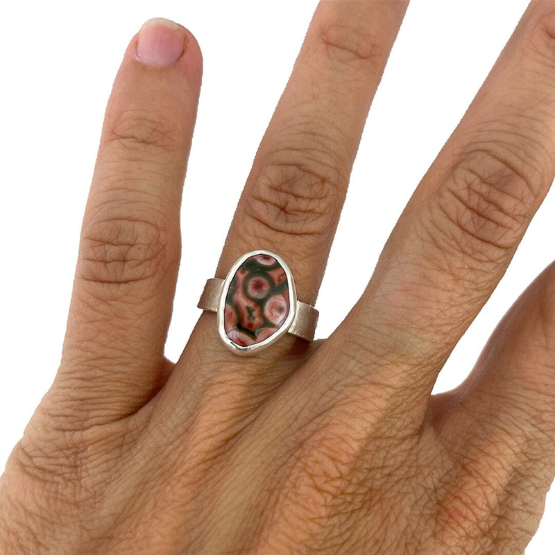 Thomsonite Ring - Size 5.75 Stone Rings Vikse Designs 