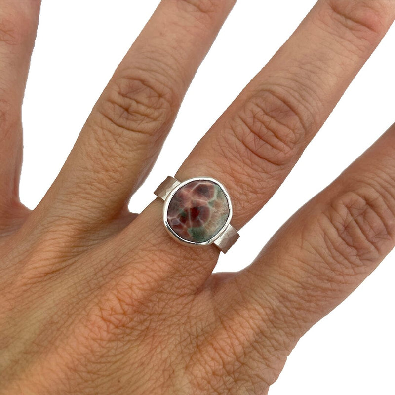 Thomsonite Ring - Size 7 Stone Rings Vikse Designs 