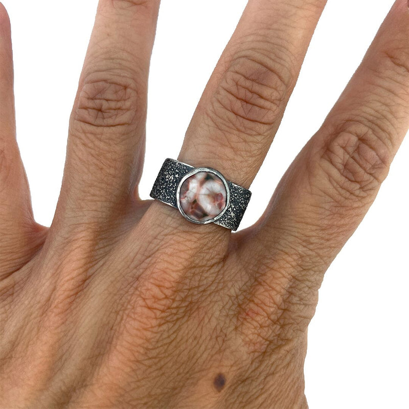 Thomsonite Ring - Size 9 Stone Rings Vikse Designs 