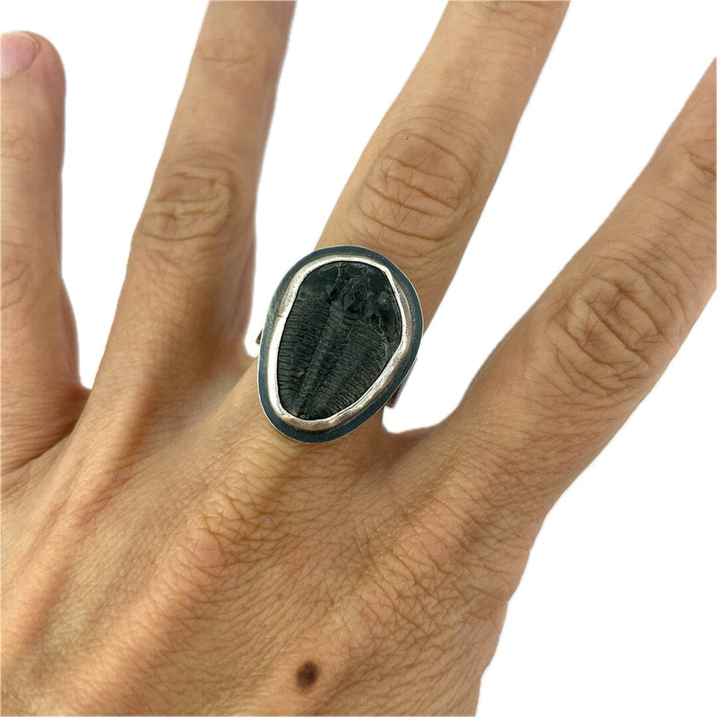 Trilobite Ring - Size 7.5 Stone Rings Vikse Designs 