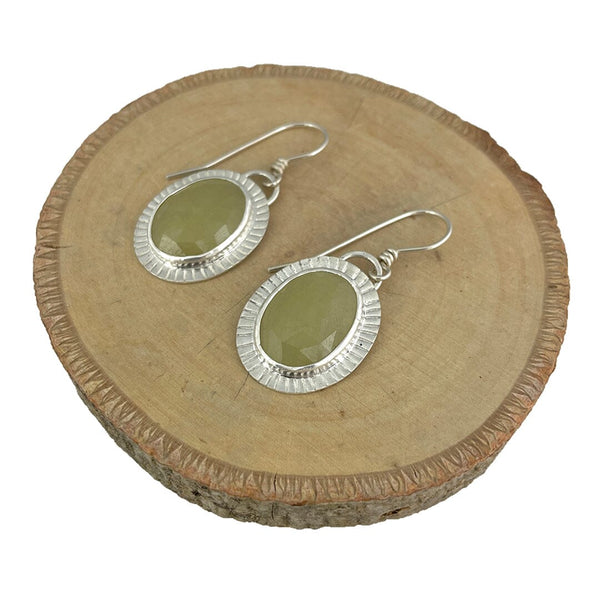 Yellow Sapphire Earrings Stone Earrings Vikse Designs 