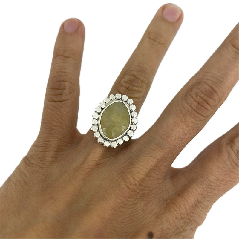 Yellow Sapphire Ring - Size 6 Stone Rings Vikse Designs 