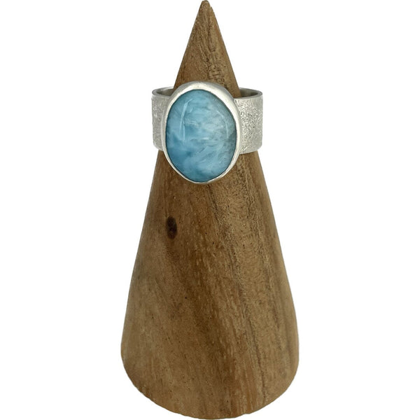 Larimar Ring - Size 7 Stone Rings Vikse Designs 