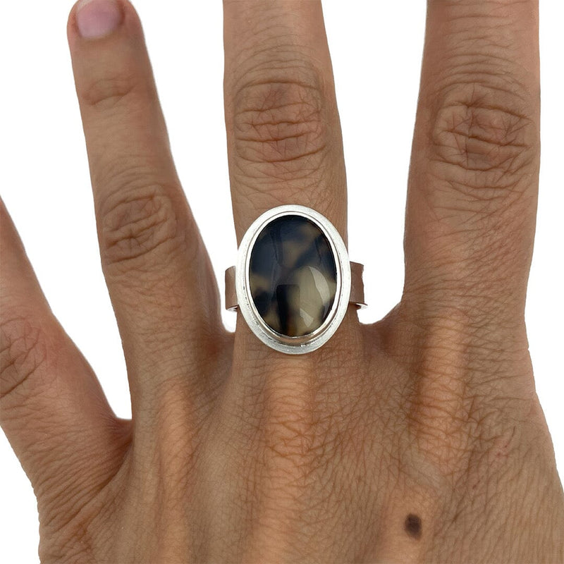 Montana Agate Ring - Size 9.5 Stone Rings Vikse Designs 